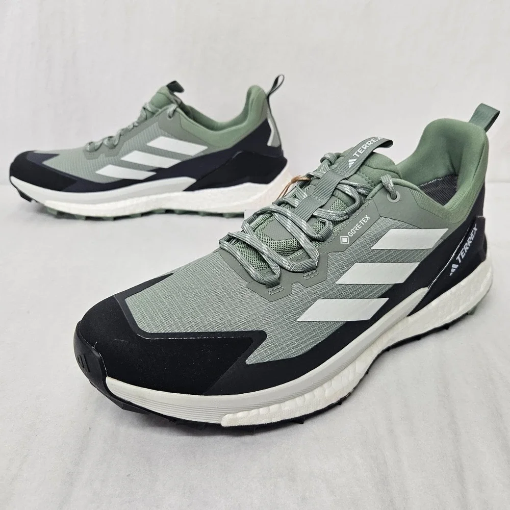 Adidas Terrex Free Hiker 2 Low Shoes GORE-TEX IE5103‎ Green Black Mens Size 13